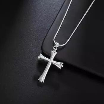 Модное посеребренное ювелирное ожерелье, змеиная цепочка, серебро S925