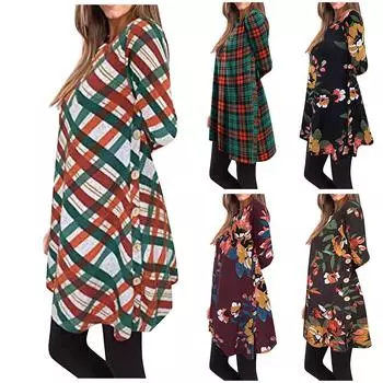 Модное повседневное платье в полоску с пуговицами Omen, платье с длинными рукавами, платье Paty L зелёный