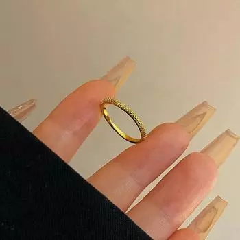 Модное простое кольцо унисекс Джокер обручальное кольцо для пары ювелирные изделия подарок