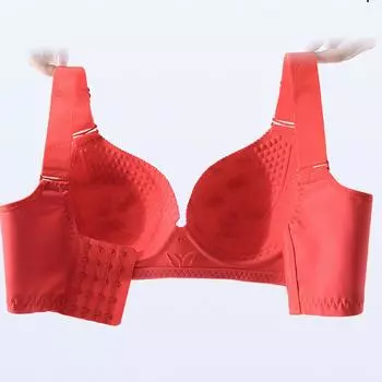 Модное регулируемое бесшовное нижнее белье большого размера, женское ультратонкое непровисающее нижнее белье, чехол для бюстгальтера 75B