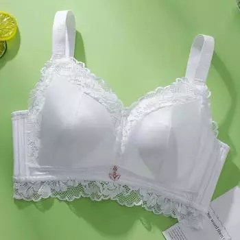 Модное регулируемое нижнее белье. Тонкая коллекция. Верхняя поддержка груди. Непровисающий бюстгальтер большого размера. 75B чёрный