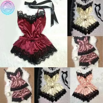 Модное сексуальное кружевное нижнее белье для нижнего белья Искушение Babydoll Нижнее белье Ночная рубашка L