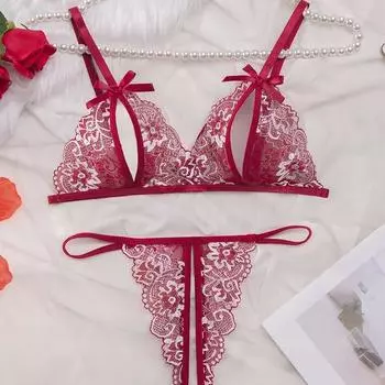 Модное сексуальное женское белье для женщин, прозрачный комплект с бюстгальтером с цветными блоками, эротическое нижнее белье с вырезами и цветами, сетка с открытой промежностью, порно, кружевная одежда M