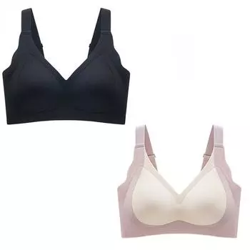 Модное спортивное нижнее белье больших размеров, противоударное провисание, бег, красота, встроенный бюстгальтер с фиксированной чашкой сзади 75C