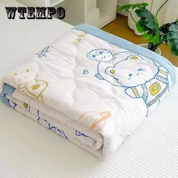 Модное стеганое тонкое одеяло с модным принтом весна-лето, высокое качество, мягкие, приятные для кожи одеяла, моющееся одноместное двойное одеяло, одеяло 150x200cm