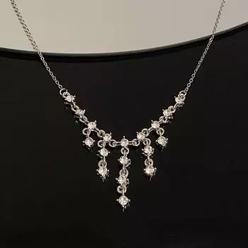 Модное темпераментное ожерелье со звездными кистями, изысканное индивидуальное ожерелье для женщин