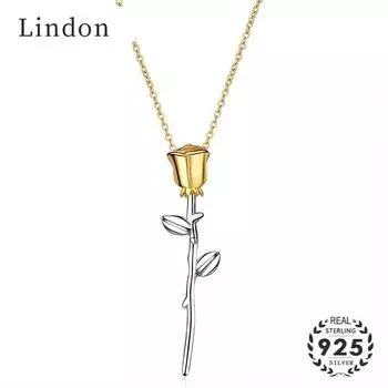 Модное ювелирное ожерелье Lindon с подвеской в форме цветка для женщин, свадебное обещание, вечеринка, прибытие