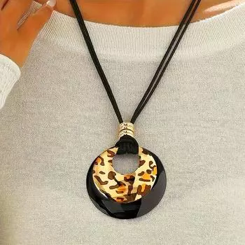 Модное высококачественное ожерелье с подвесками для женщин золотой