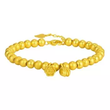 Модное женское кольцо с двумя камнями, старинный и золотой браслет с семенами лотоса, женский лотосный трюк, классический золотой браслет с россыпью