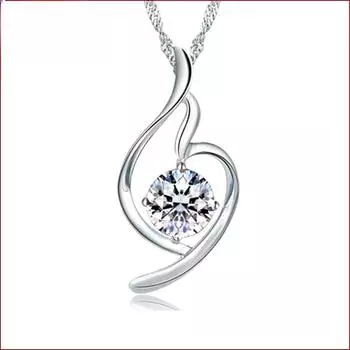 Модное женское ожерелье с мягкой подвеской, посеребренное ожерелье с короткой ключичной цепочкой, женские аксессуары