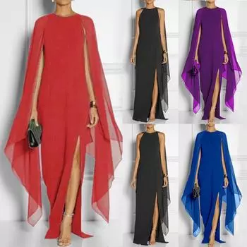 Модное женское сексуальное кружевное тонкое однотонное платье без рукавов с принтом, ажурное платье, вечерние платья XXL чёрный