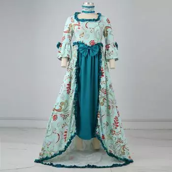 Модное женское винтажное готическое платье с квадратным воротником и лоскутным бантом L коричневый