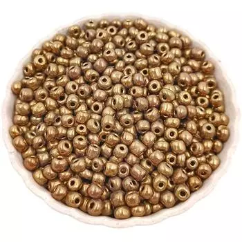 Модные 100 шт. красочные аксессуары для самостоятельного изготовления, чешские стеклянные бусины, креативный ретро для изготовления ювелирных изделий, стеклянные бусины, цвет металла, размер 4 мм 5