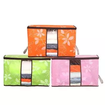 Модные 1 шт., 4 цвета, складные стеганые сумки для хранения одежды, антибактериальное стеганое одеяло, гардероб, сумка-багги зелёный