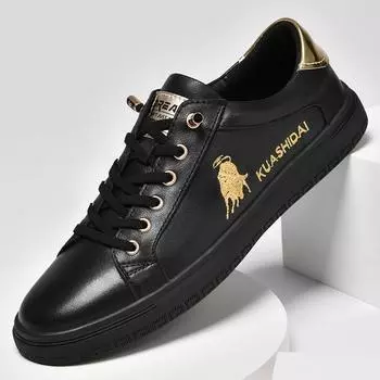 Модные абсолютно новые простые белые мужские повседневные туфли из натуральной кожи, модные мужские оксфорды с принтом, универсальные, противоскользящие, бесплатная доставка 37 белый