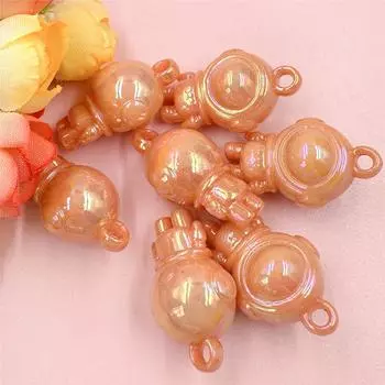 Модные акриловые ювелирные аксессуары DIY 32 мм 7 шт. бусины астронавта кулон аксессуары зелёный