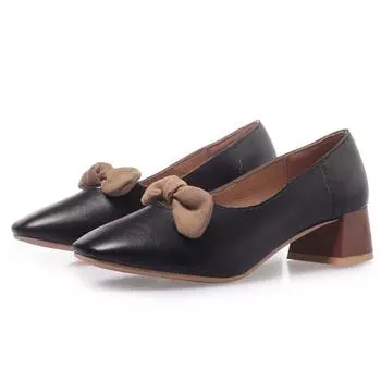 Модные элегантные туфли-лодочки на среднем каблуке, женские туфли телесного цвета, черные туфли-лодочки на каблуке для вечеринок и офиса, женские туфли большого размера 45, 48, 50 34 абрикосовый