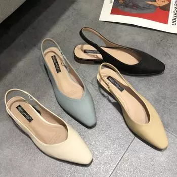 Модные элегантные женские босоножки с острым носком, кожаные летние туфли с мягким дном и вырезом, гладиаторские сандалии, женские 2024 5 хаки