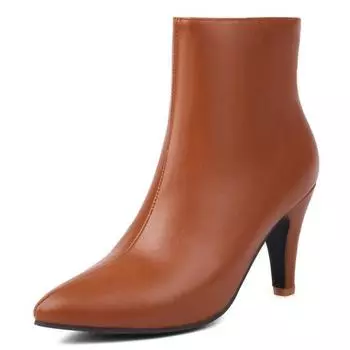 Модные элегантные женские ботильоны, белые, черные, красные, короткие, женские, водонепроницаемые, зимние, на высоком каблуке, танцевальная обувь для вечеринок, большой размер 45 48 34 хаки