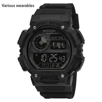 Модные электронные часы с одним механизмом для мужчин и женщин, многофункциональные, креативные и персонализированные, водонепроницаемые, светящиеся часы