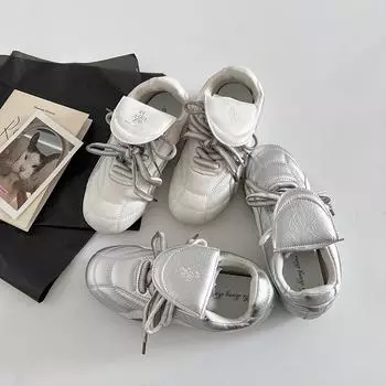 Модные американские ретро универсальные легкие немецкие кроссовки для тренировок женские новинка 2025 года весна-осень спортивные и досуговые кроссовки Forrest Gump 35 белый