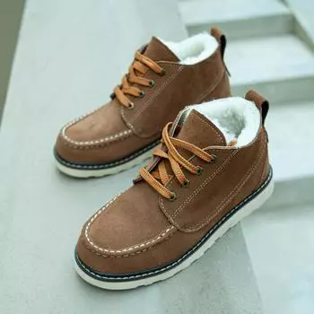 Модные австралийские мужские зимние ботинки, 100% натуральная коровья кожа, ботильоны, теплые зимние ботинки, женская обувь, большой размер 39-44 39 малиновый