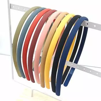 Модные аксессуары для волос 0,5 см, однотонная повязка на голову, ободок, женский, элегантный, для женщин, обруч для волос, головной убор, повязка для волос