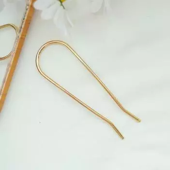 Модные аксессуары для волос, металлическая U-образная палочка для волос для женщин, серебряный золотой цвет, элегантная ракушка, эмалированная шпилька для волос, женский головной убор, подарки