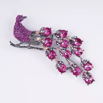 Модные аксессуары Капля воды Большая грудь Красная сорока Брошь Брошь Пряжка Аксессуары
