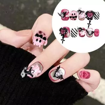 Модные аксессуары: Накладные ногти добавят сексуальности и элегантности вашей повседневной жизни. Идеальный подарок: для подруг, мам и жен, которые любят ухаживать за ногтями. Широкий S