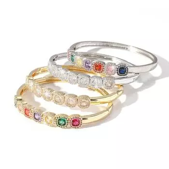 Модные аксессуары Радужный браслет Super Flash Ultra Fine, универсальный модный браслет 17CM