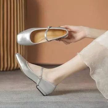 модные балетки из лакированной кожи женские балетки с ремешком на ремне Лолита французские джинсы Мэри женские неглубокие мокасины JK Косплей обувь женские мокасины 34 чёрный