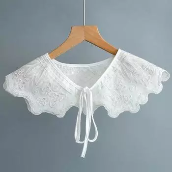 Модные банты, поддельные воротники для женщин, рубашки, свитера, юбки, съемные воротники, накидки, поддельные воротники, шарфы, аксессуары