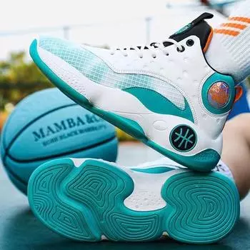 Модные баскетбольные кроссовки, новые мужские кроссовки с дышащей сеткой, легкая мужская спортивная обувь, мужская повседневная обувь 39 синий