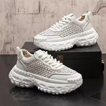 Модные белые дизайнерские туфли со стразами, мужские кроссовки с низким верхом, шнуровкой, круглым носком, плоским каблуком, мужские повседневные туфли Zapatillas Hombre 38 чёрный