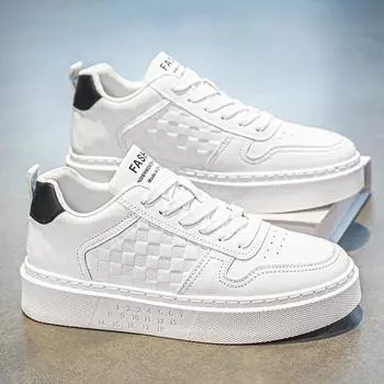 Модные белые кроссовки для скейтбординга, мужские повседневные кроссовки на платформе для бега, дышащие теннисные туфли 39