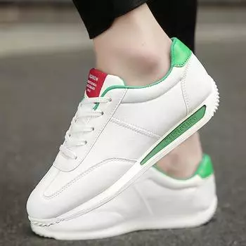 Модные белые кроссовки VANDOWEN для мужчин 2024 года, трендовые спортивные кроссовки для ходьбы, мужские повседневные кроссовки на плоской подошве, мужские дышащие парусиновые туфли, весна 6.5 красный