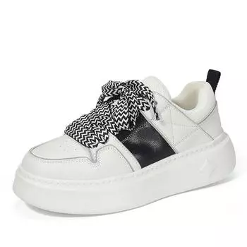 Модные белые мягкие высокие туфли 2024 года, сезонные, универсальные, дышащие, удобные, нескользящие, для отдыха, для спорта и отдыха на каждый день 39 белый