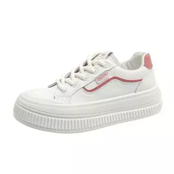 Модные белые повседневные туфли для женщин весна-осень новые дизайнерские кружевные женские туфли из вулканизированной кожи модная студенческая спортивная обувь для женщин 35 чёрный