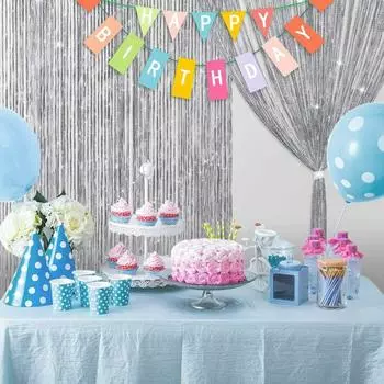 Модные блестящие занавески из ниток, сияющие кисточки, подвесные шторы из бисера, дверной экран от мух, разделительная сетка для комнаты, украшение для свадебной вечеринки синий