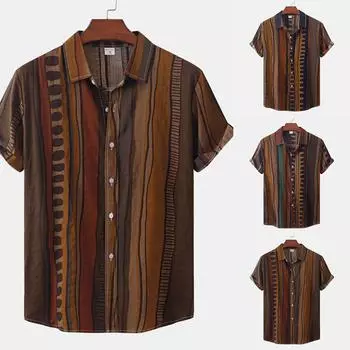 Модные блузки Социальные гавайские футболки-поло больших размеров для мужчин Рубашки Высококачественная мужская одежда класса люкс Футболки XXXL зелёный