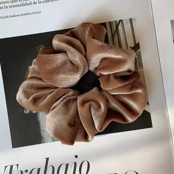 Модные большие бархатные резинки для волос, эластичные резинки для волос, женские высококачественные держатели для хвостиков, резинки для волос, повязки на голову, зимние аксессуары для волос