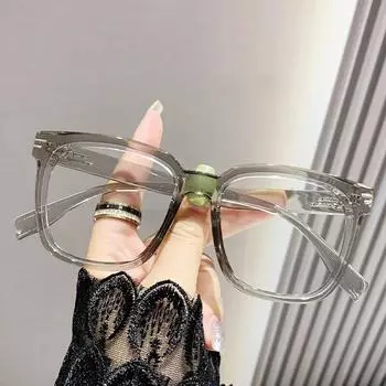 Модные большие оптические очки для очков женские женские большие очки для компьютера с защитой от синего света модные большие очки чёрный