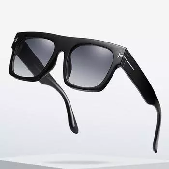 Модные большие солнцезащитные очки для женщин и мужчин, брендовые дизайнерские солнцезащитные очки UV400, очки с защитой от солнца, винтажные квадратные очки, винтажные оттенки as shown