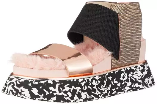 Модные босоножки с мехом Rico POP Blush см [United Nude] 24.5~25.0 румянец