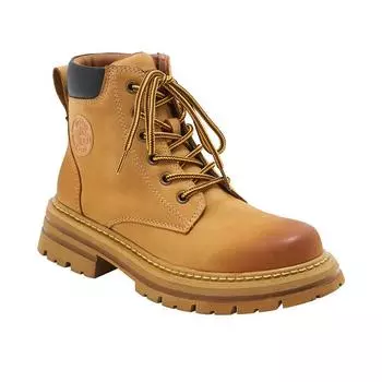 Модные ботинки Martin из натуральной кожи Bumblebee для женщин, новые британские ботинки для походов на открытом воздухе с толстой подошвой, короткие ботинки для спецодежды 35