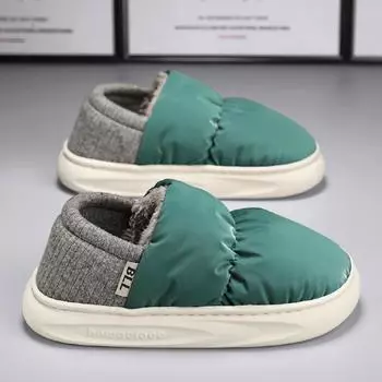 Модные ботинки Мужская обувь для дома Мужская повседневная обувь Мужская обувь для общения Мужские туфли на плоской подошве Мужская зимняя обувь Кроссовки 36-37 чёрный