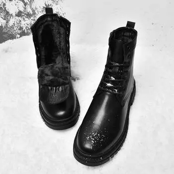 Модные ботинки на шнуровке Desert 2024 года, удобные мужские ботинки для активного отдыха с высоким верхом, натуральная кожа, мужские ботинки для мотокросса 37