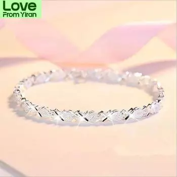 Модные браслеты с подвесками в виде креста и браслеты для женщин и девочек, свадебные аксессуары, ювелирные изделия Sl070