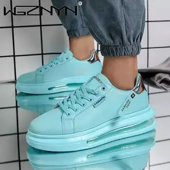 Модные брендовые кроссовки для мужчин, повседневная обувь, новые мягкие удобные туфли из искусственной кожи, дышащие туфли на плоской подошве для мужчин, теннисные туфли Masculino 39